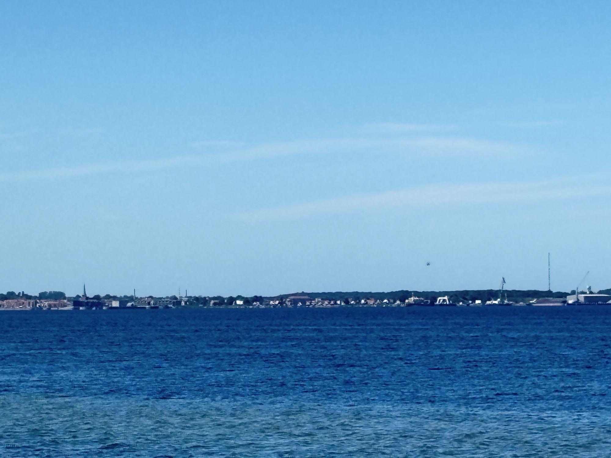 Nyborg Fjord set fra vandet